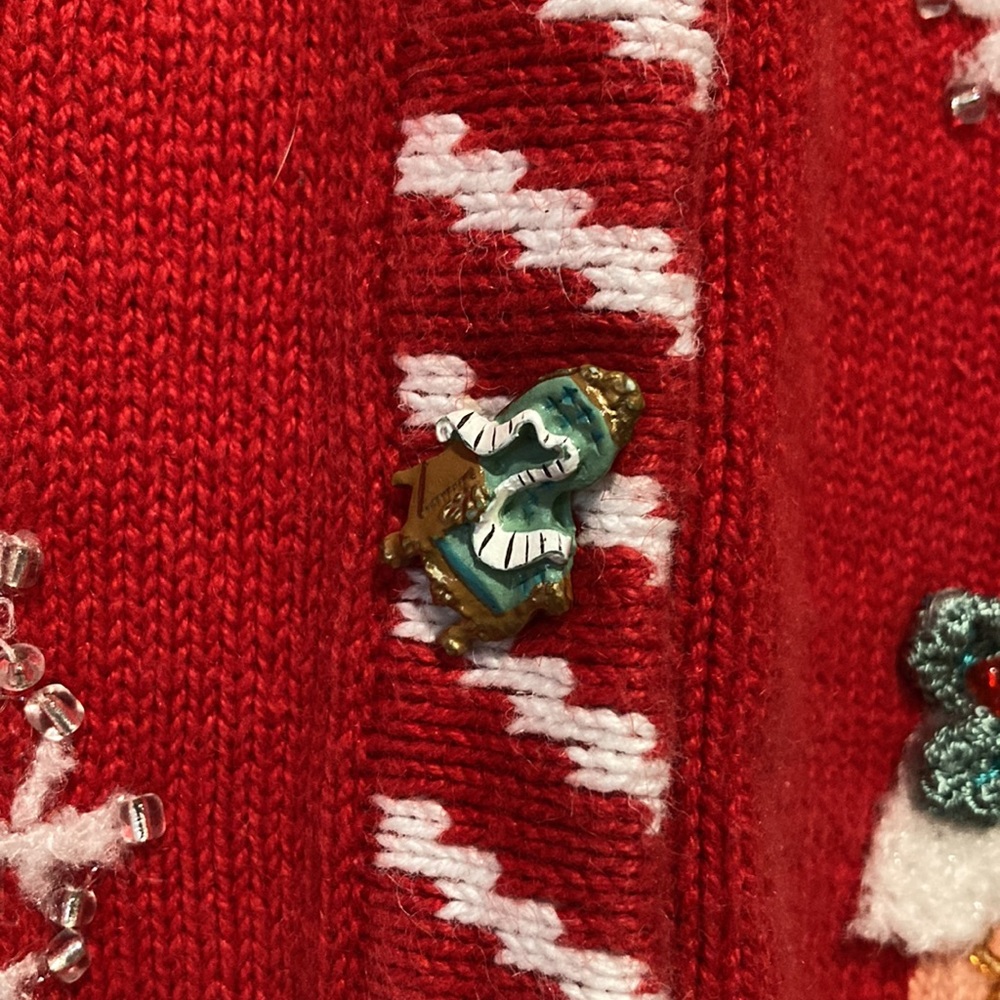 Santa and Mrs. Claus Grannycore Holiday Christmas Sweater - Picture 6 of 8